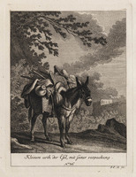KG 01079
          <br/>
          Entwurf einiger Maulthiere und Esel. Siebender Theil. (18 bladen)
          <br/>
          <em>Ridinger, Johann Elias (1698-1767)</em>